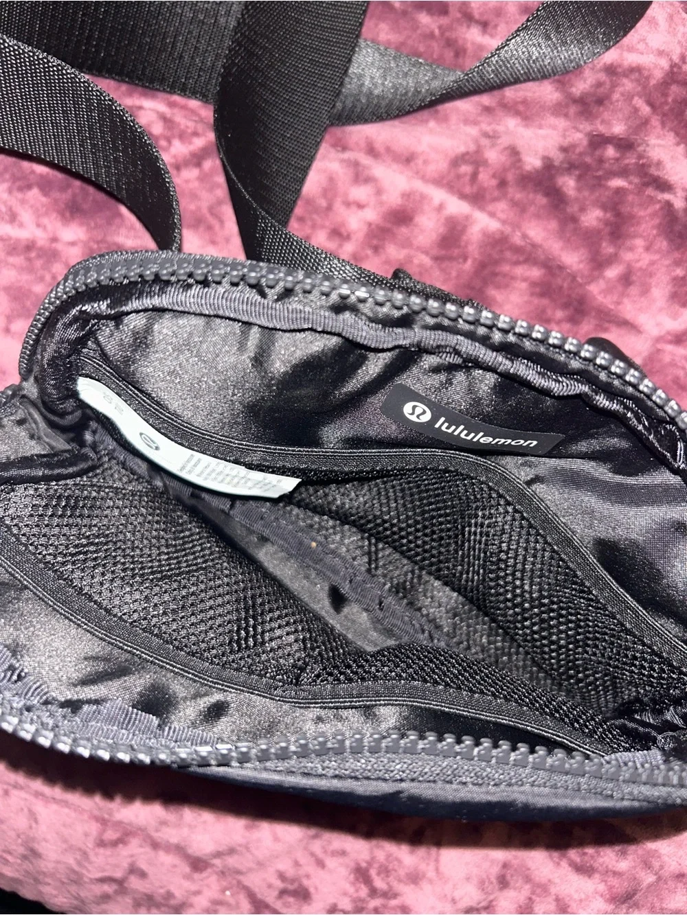 lululemon athletica Black Compact Crossbody Satchel